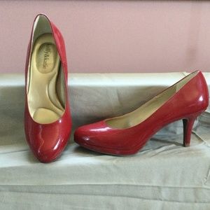 Red Patent Leather Pumps